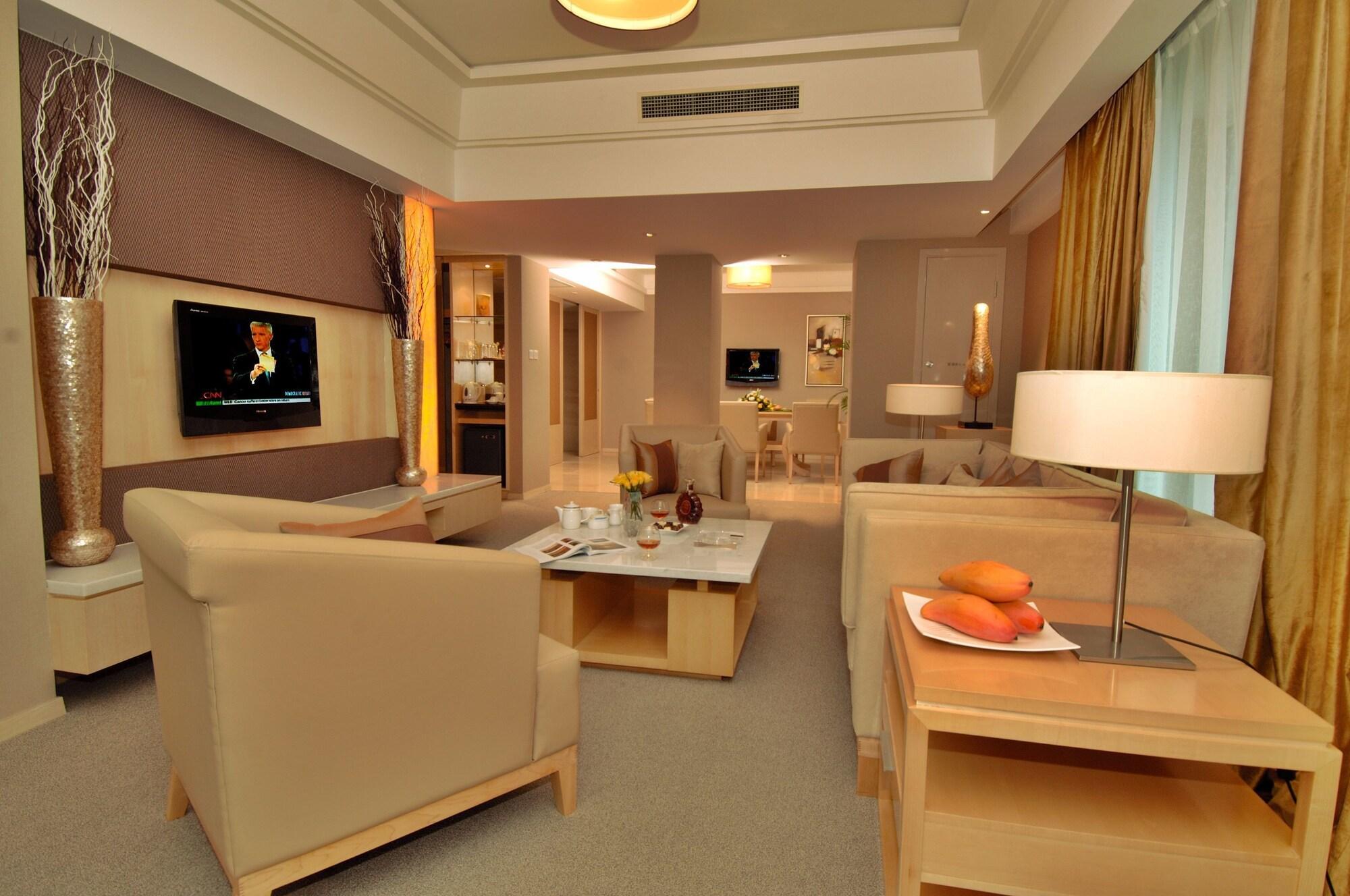 Weihai Haiyue Jianguo Hotel Buitenkant foto