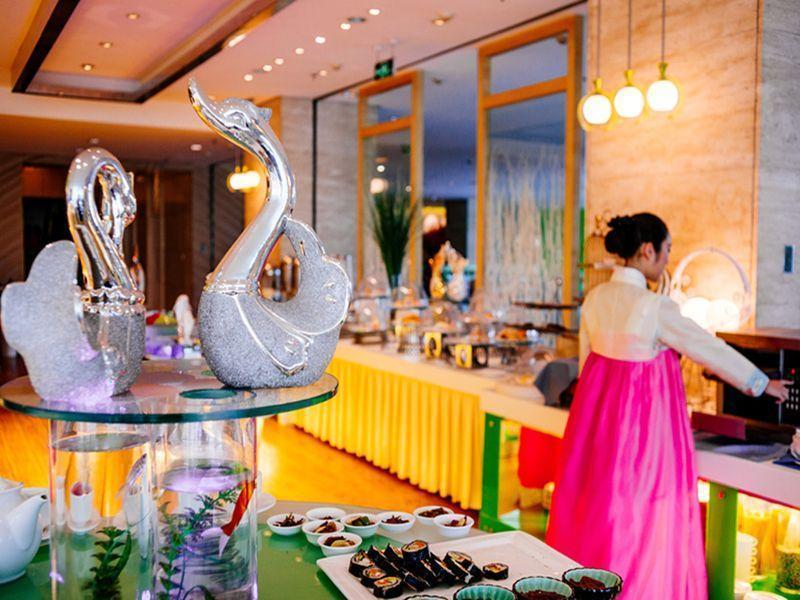 Weihai Haiyue Jianguo Hotel Buitenkant foto