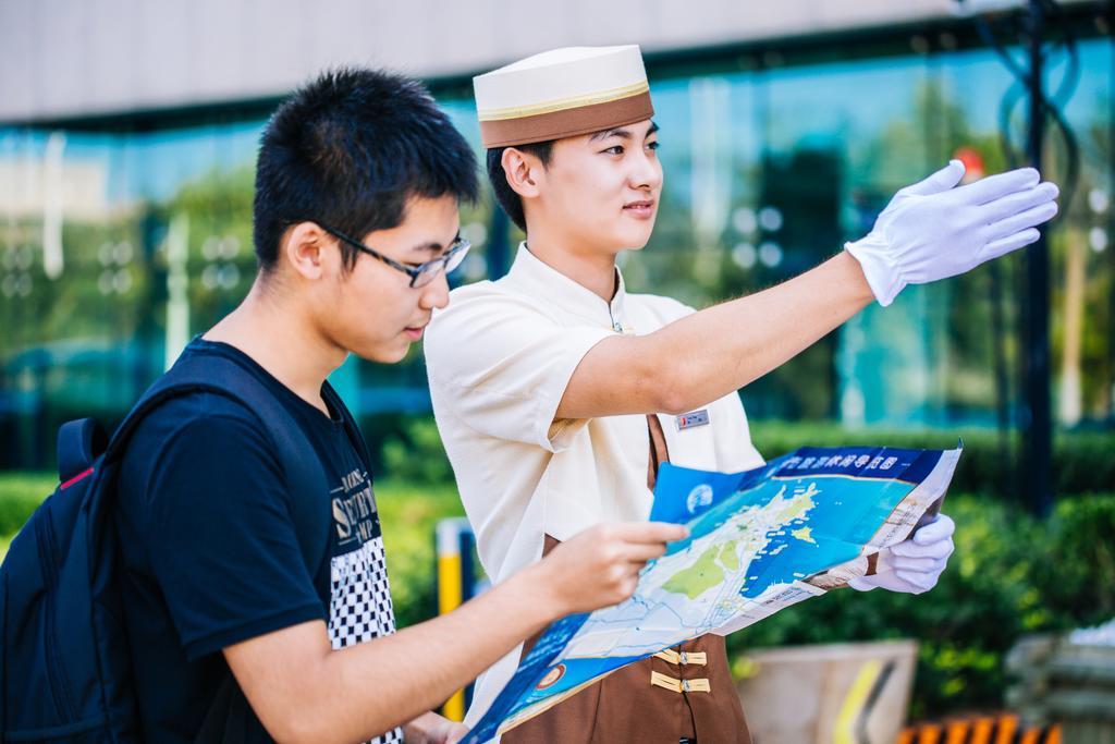 Weihai Haiyue Jianguo Hotel Buitenkant foto